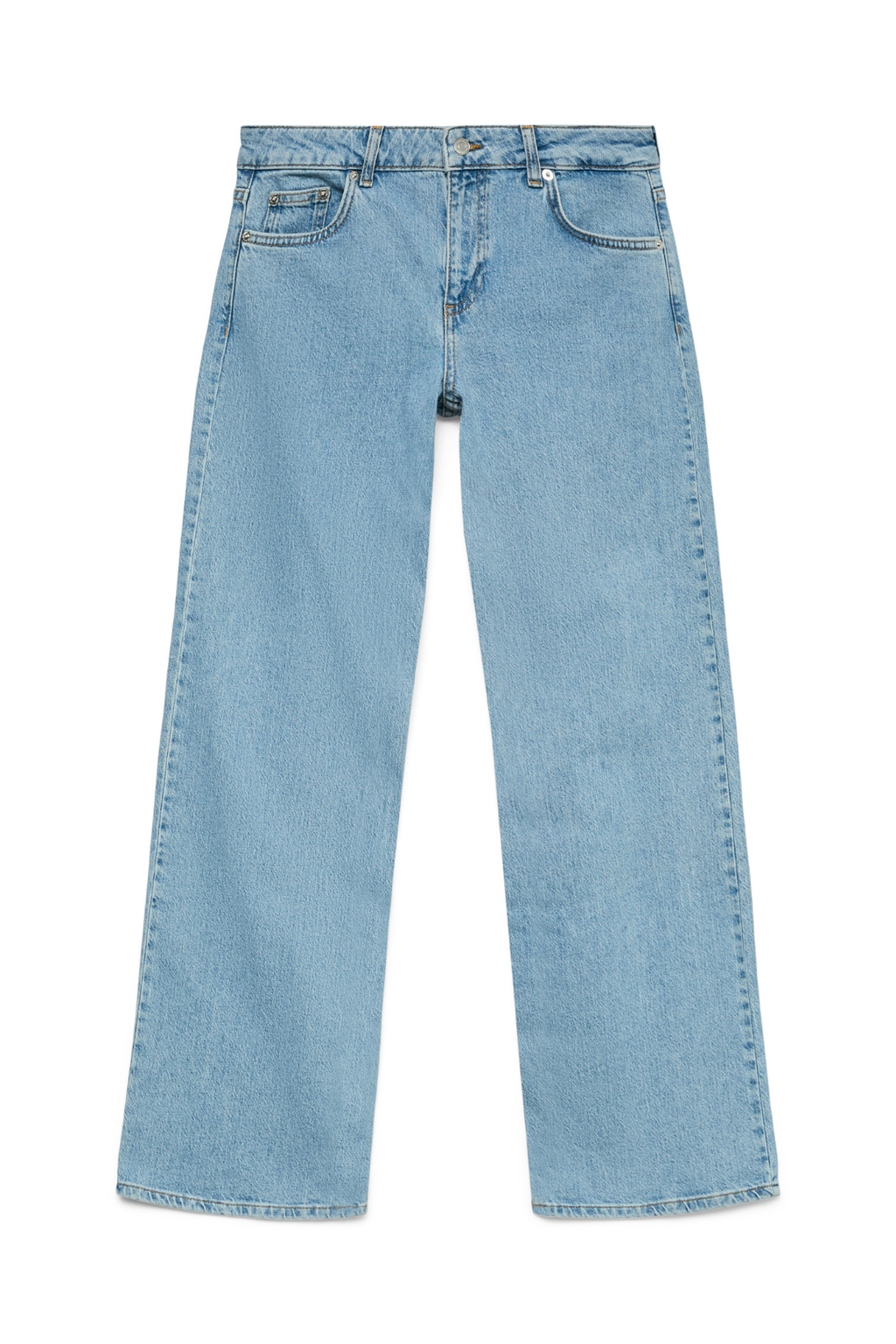 Alexis low taille denim jeans - lichtblauwe denim