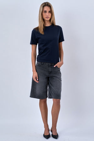 Boyfriend Tee - Navy
