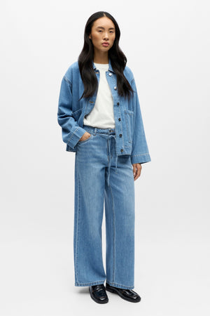 Rosie Wide Jeans - Lichtblauw denim