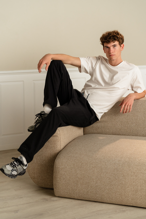 Baggy jeans - zwarte denim