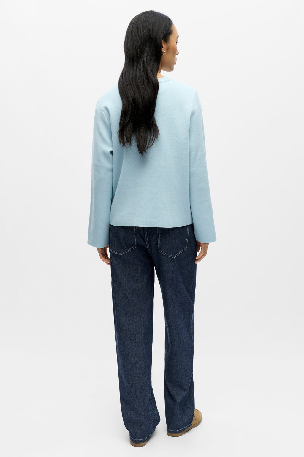 Pull Reynard à col rond - Ciel d'hiver