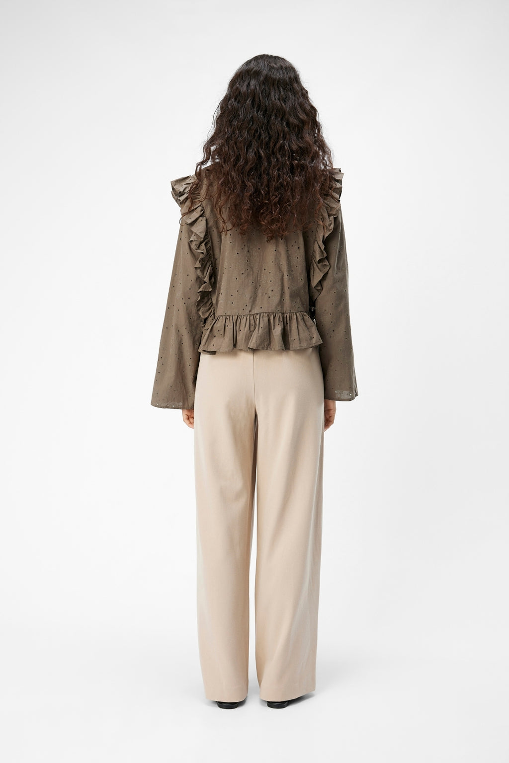 Lisa Wide Pants - Humus