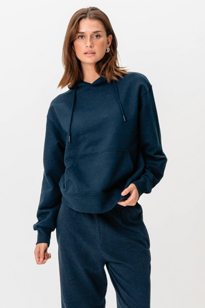Zware Hoodie - Heather Navy
