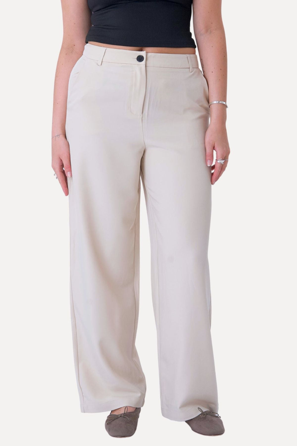 Klassiek pak Pants - Beige