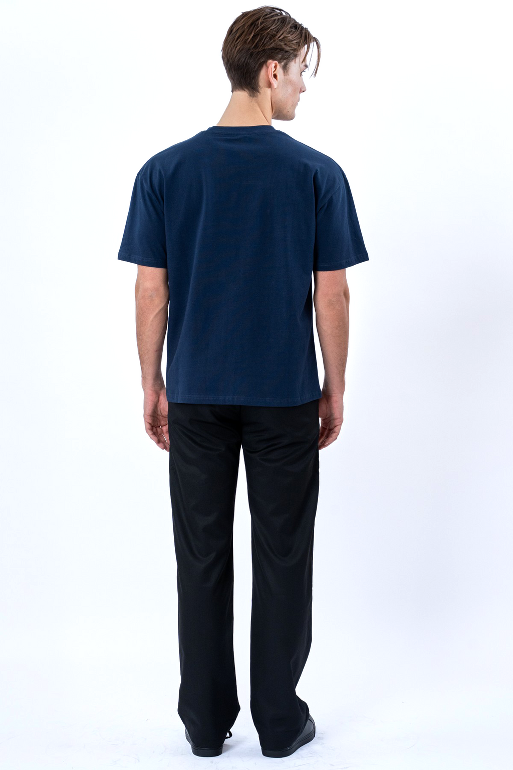 Boxy T-shirt - Marineblauw