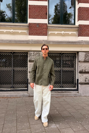 Chemise en lin - armée