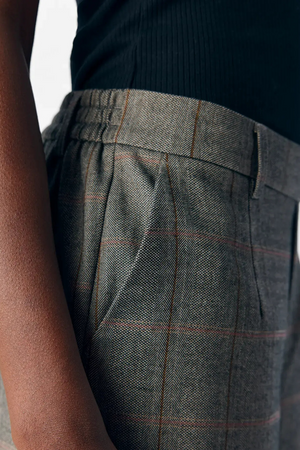 Lisa large Pants - Humus noir + tanin