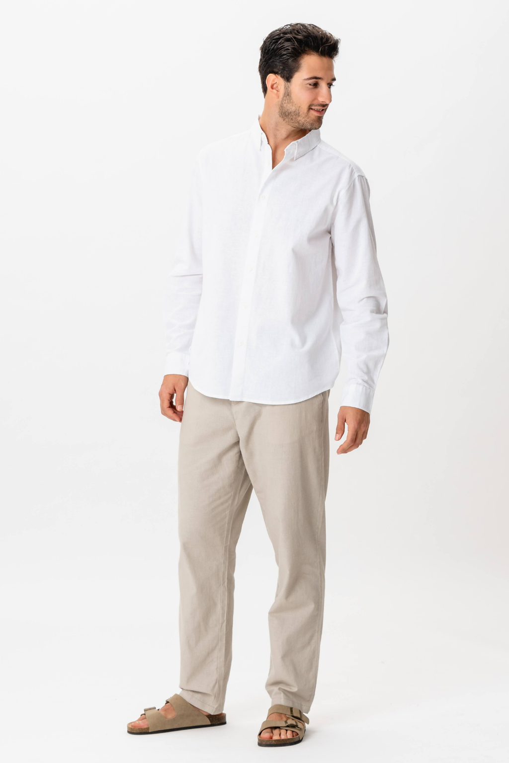 Chemise en lin - blanc