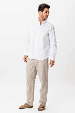 Chemise en lin - blanc