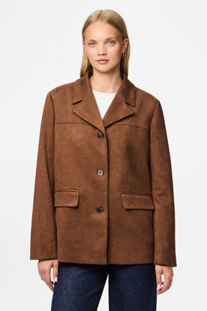 Blazer d'extérieur brossé Rakel - Downtown Brown