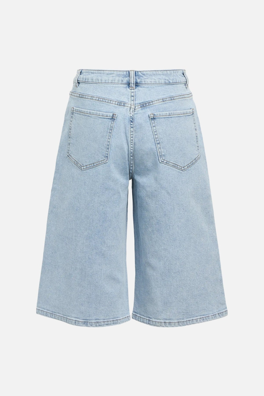 Isra Bermudes Shorts - Denim bleu moyen