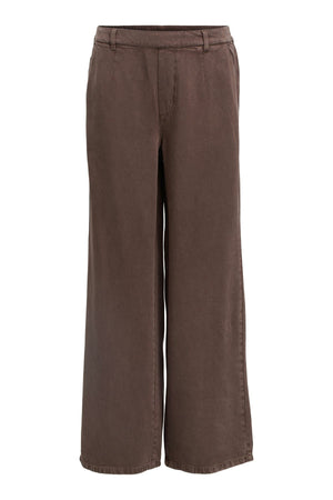 Frame Lisa Wide Pant - Seal Brown