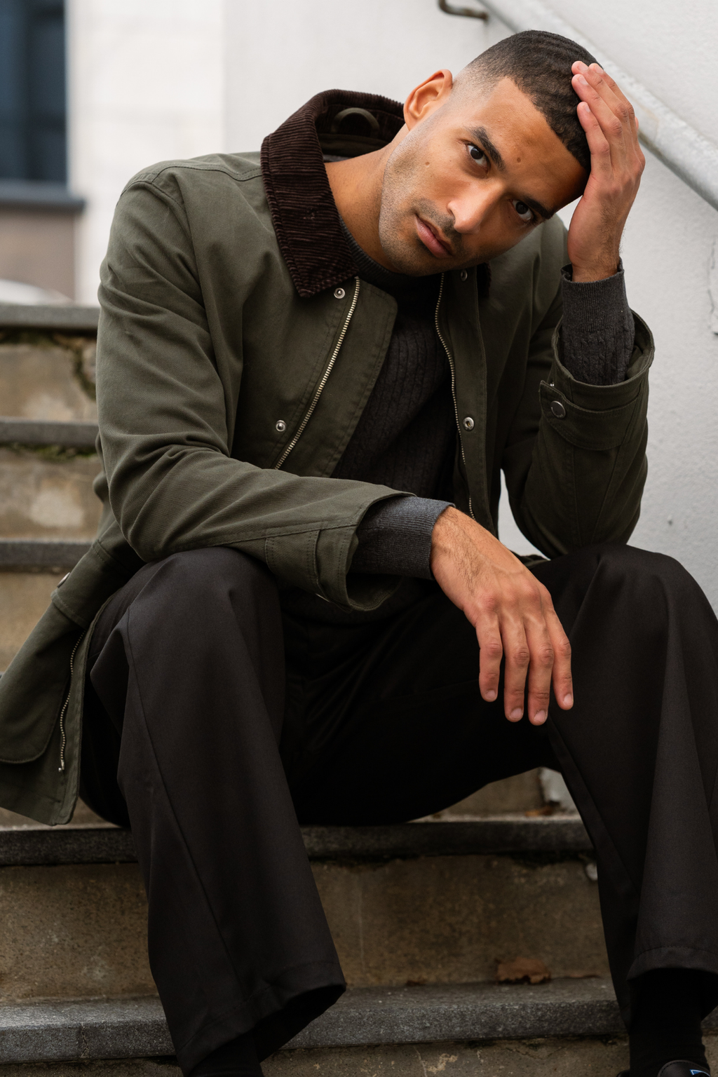 Twill Jacket - Dark Olive