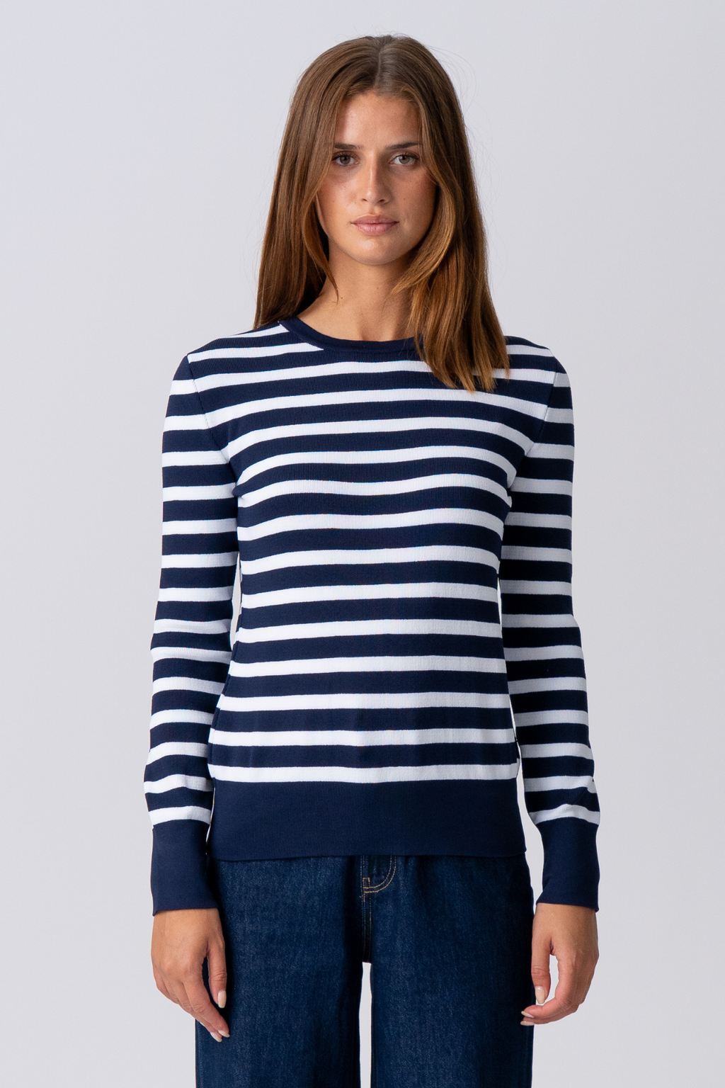 Maja gestreepte shirt - marine