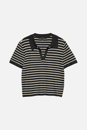 Silje Poloneck -pullover - zwart