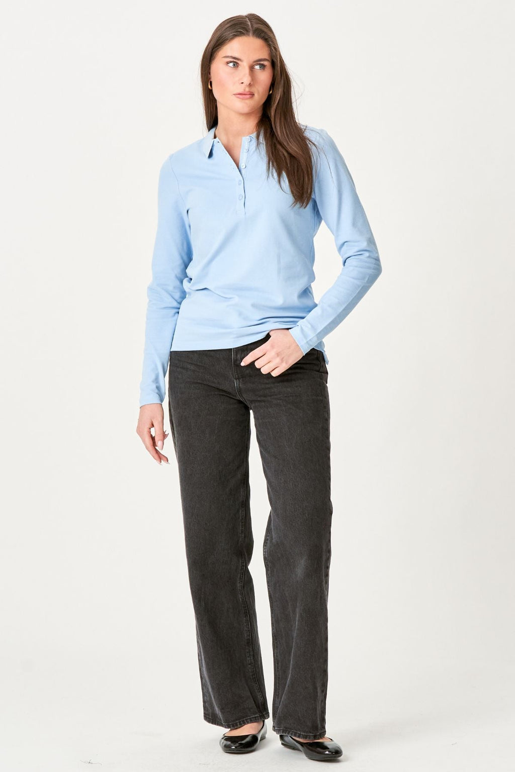 Polo shirt - Sky Blauw
