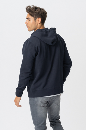 Zip Hoodie - marineblauw