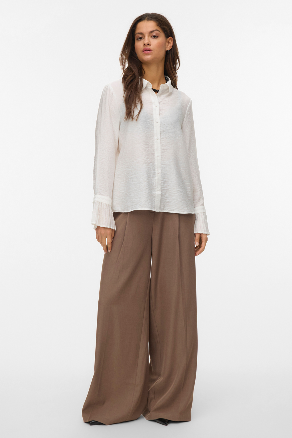 Plissi overhemd - Sneeuwwitje