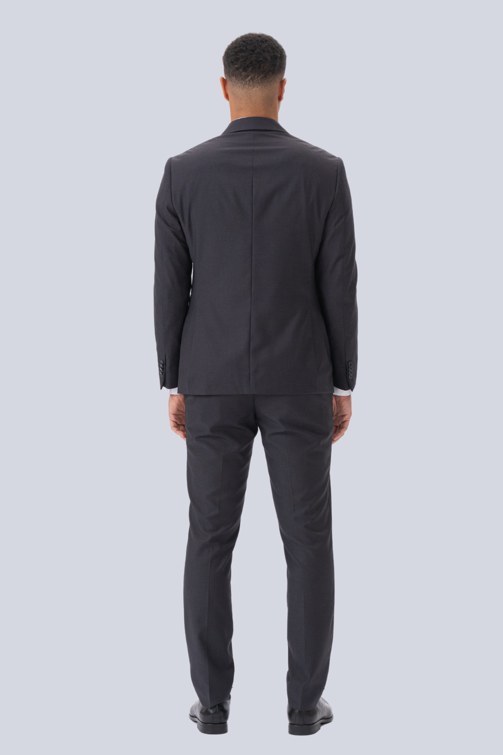 Premium Single-breasted Suit (Grey-brown)