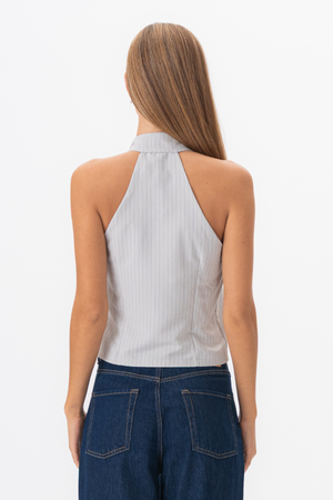 Haut à rayures Silva - Gray