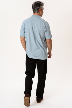 Basic Polo - Lichtblauw