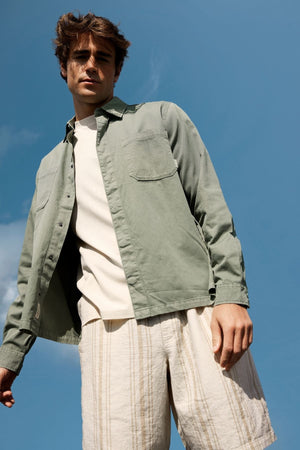 Chemise Alex Regular Fit - Olive clair