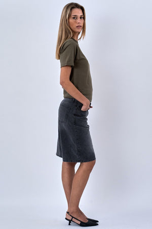 T-shirt surdimensionné - Green de l'armée