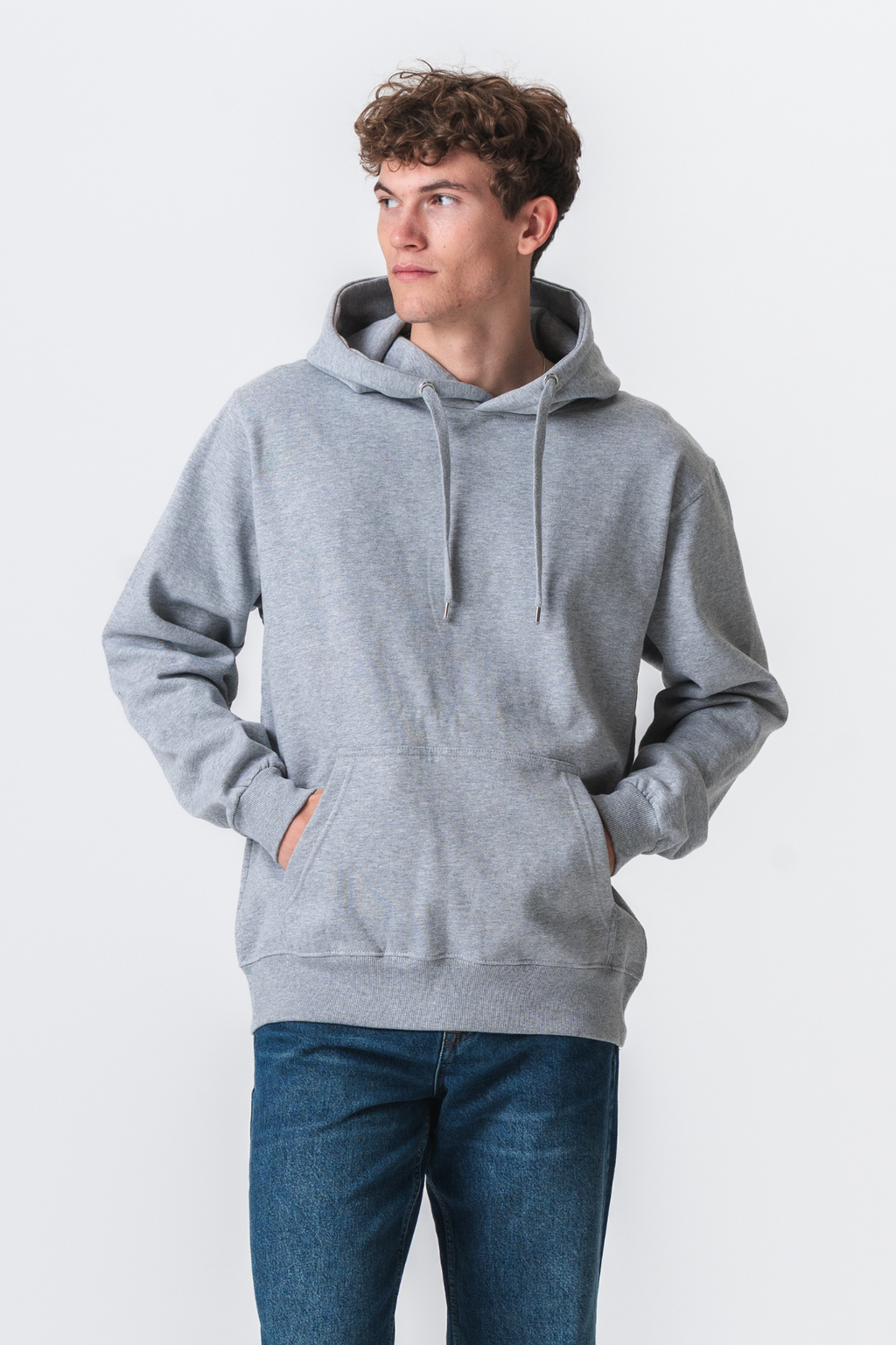 Basic Hoodie - lichtgrijs
