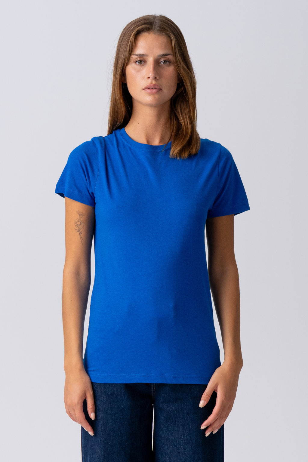 Basic T-shirt léger - bleu