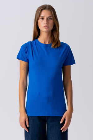 Basic T-shirt léger - bleu