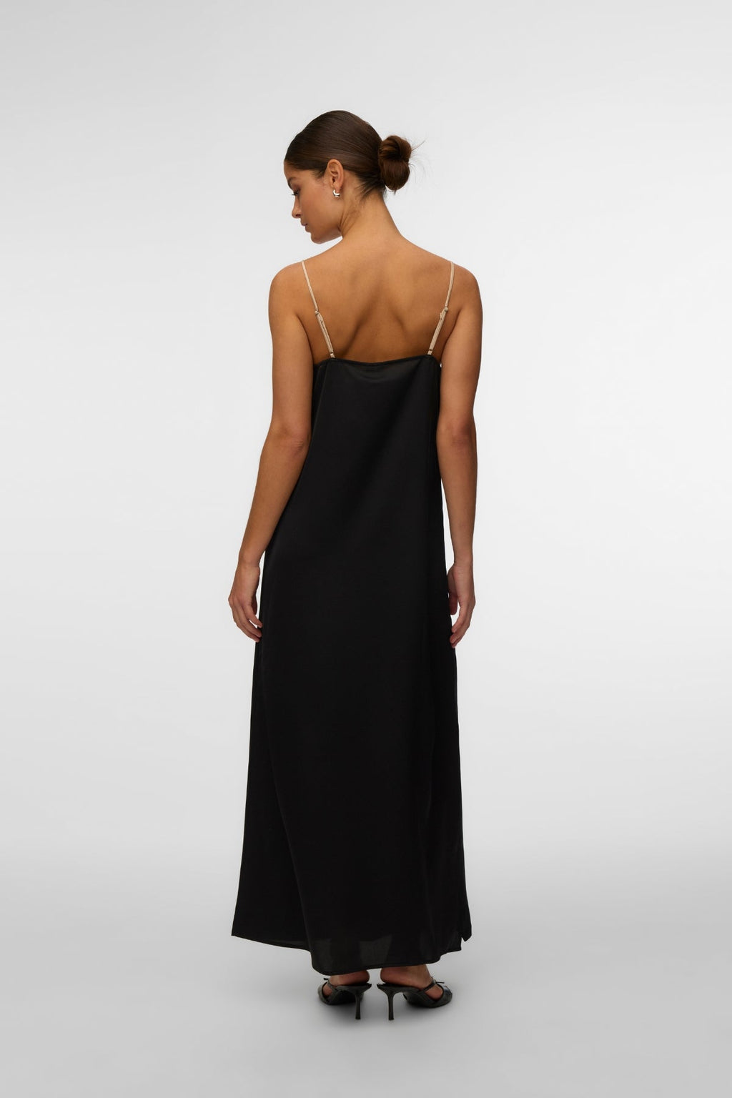 Joy singlet enkeljurk - cementzwart contrast