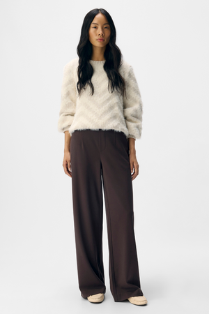 Lisa Wide Pant - Seal Brown