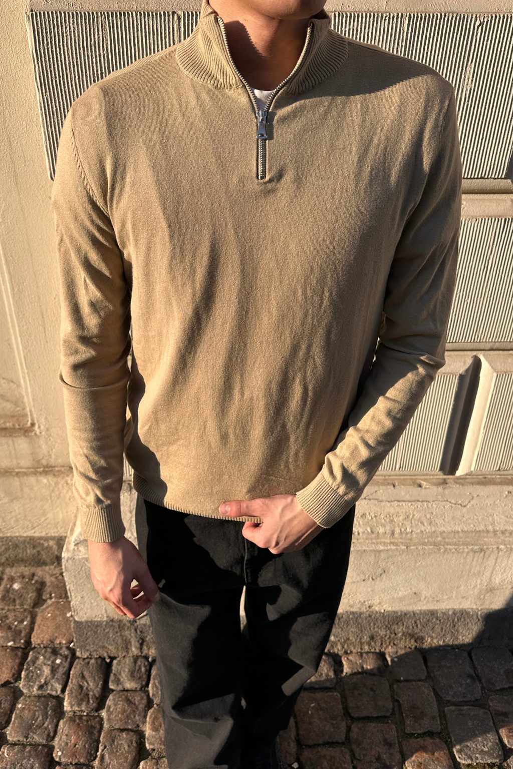 Pullover Half Zip - Sable