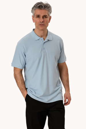 Basic Polo - Lichtblauw