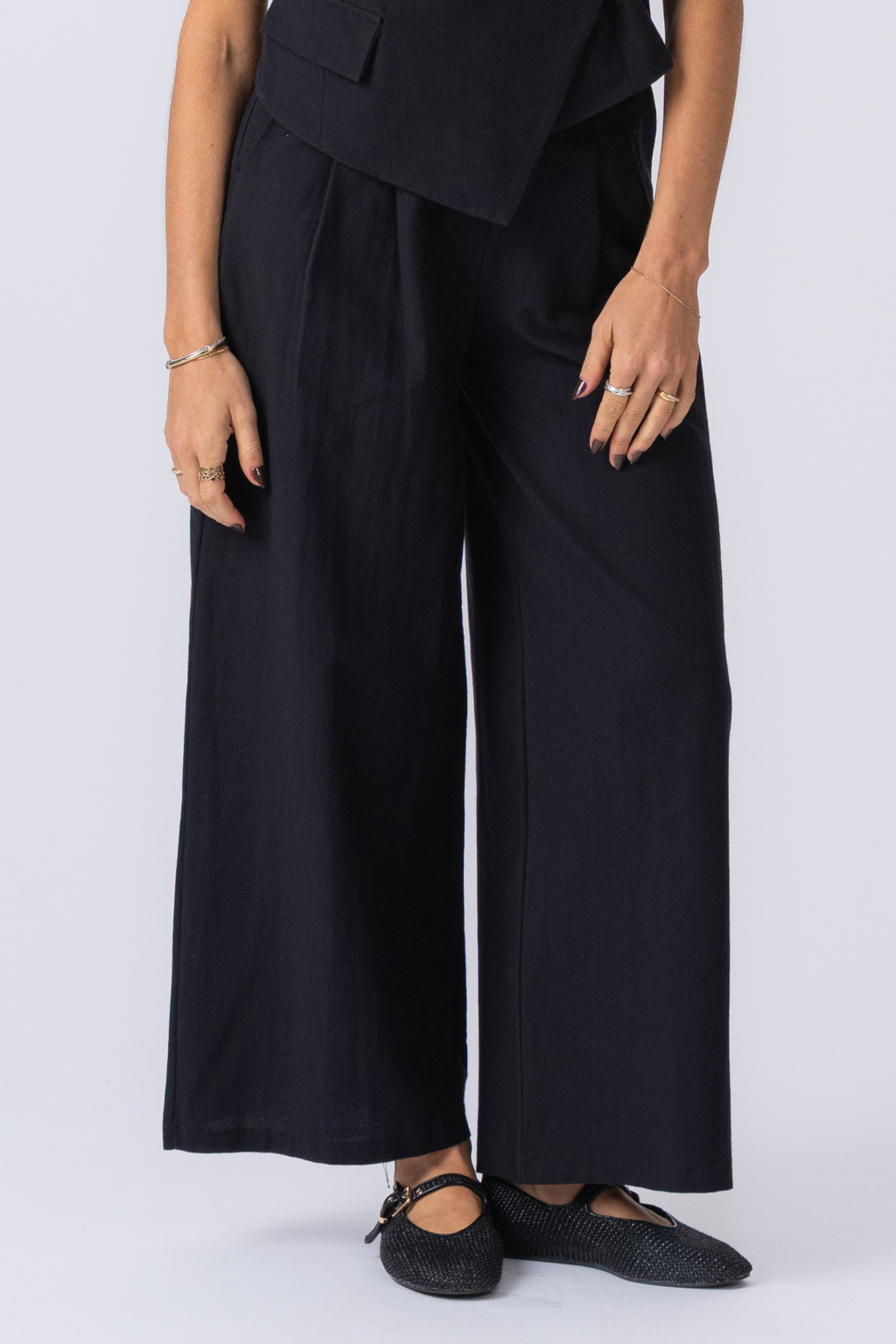 Melissa Wide Pants - Black