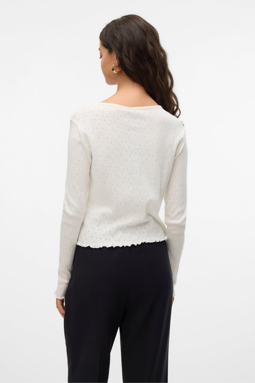 Cardigan Isa O-Neck - Blanche-Neige