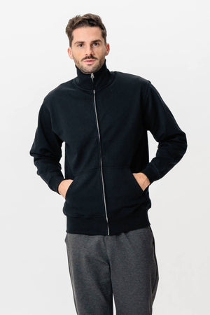 Sweatshirt Zip - noir
