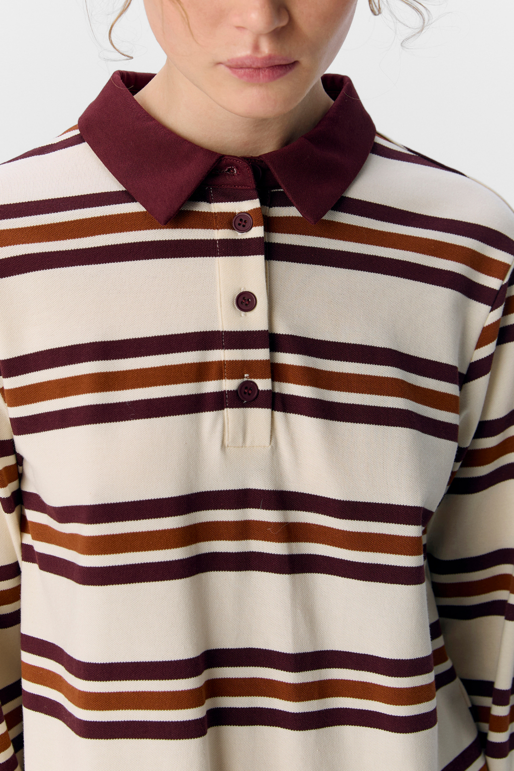 Nana L / S Polo Top - Java