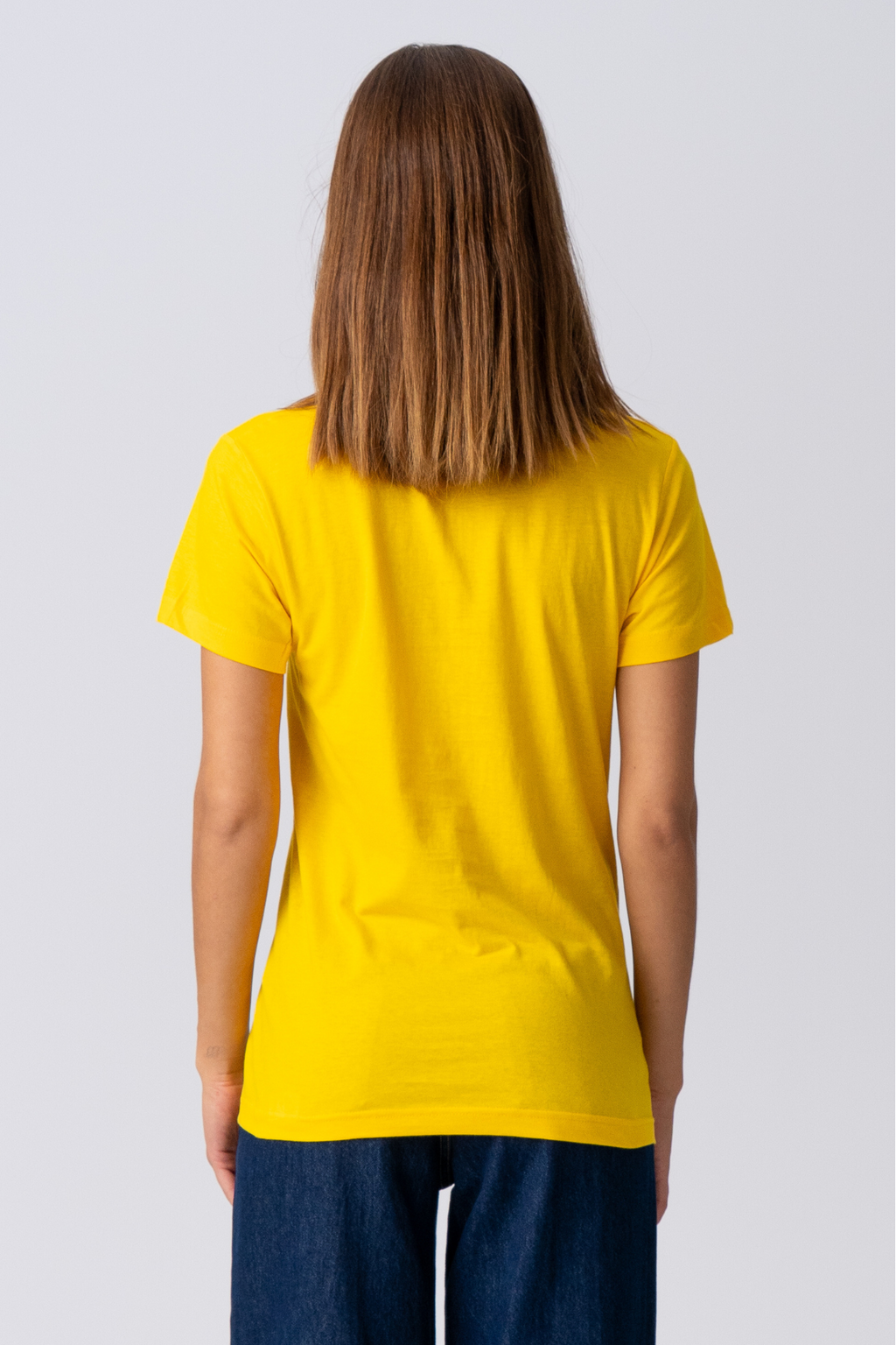 Basic Licht T -shirt - geel