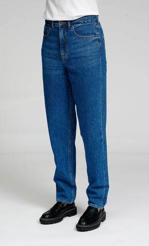 The Original Performance Mom Jeans - Denim bleu moyen