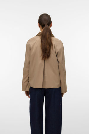 Chelseafia kort jack - zilvermink