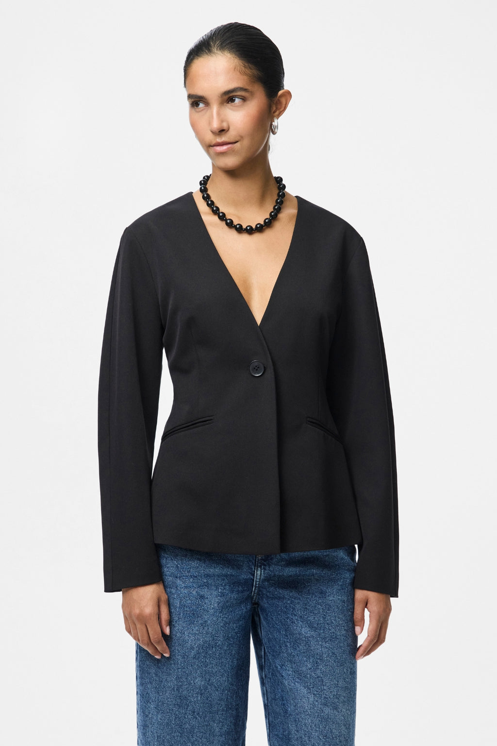 Blazer ajusté Kamil - Noir