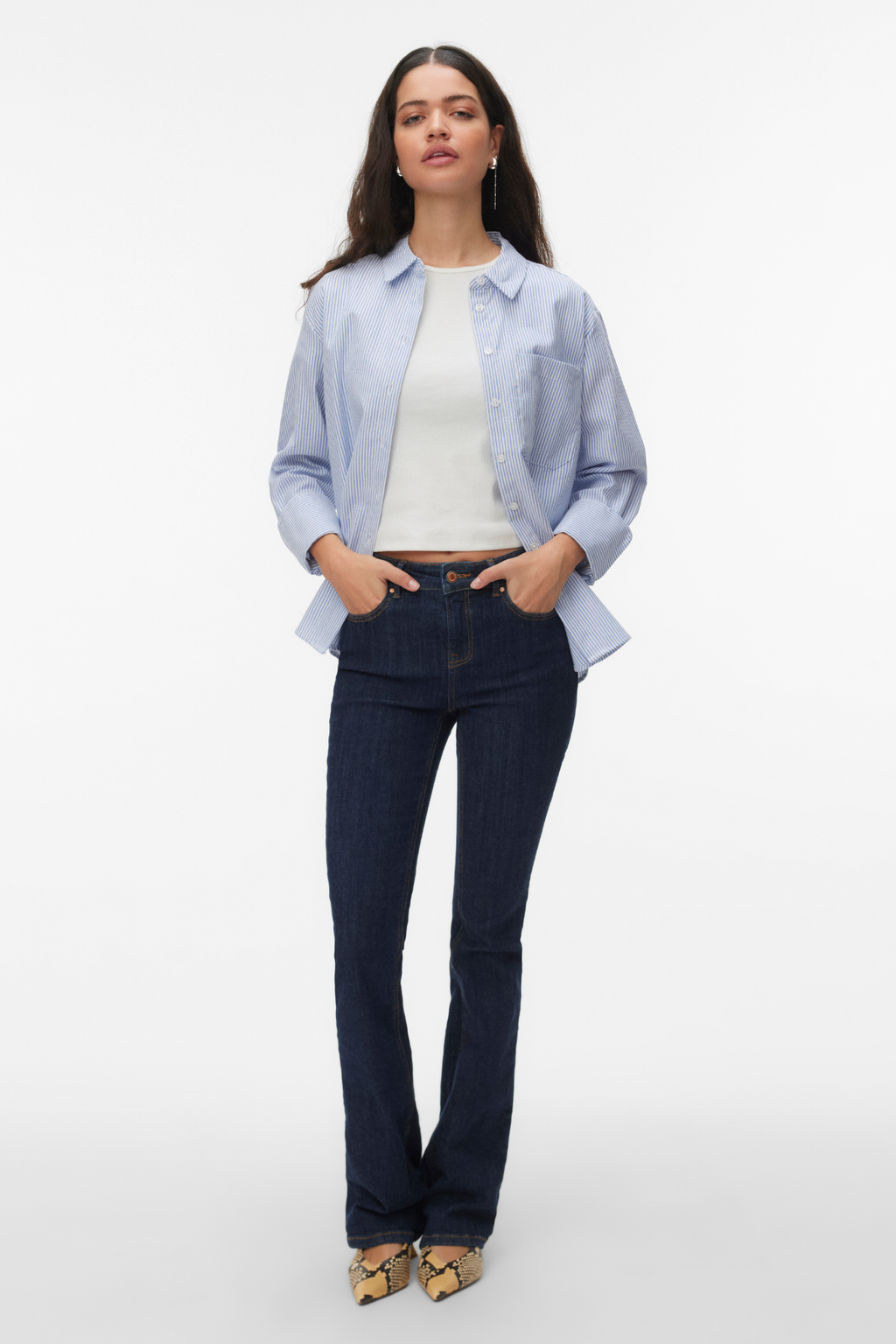 Inge Shirt - Palace Blue Sneeuwwitje