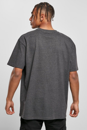 Zwaar Oversized T -shirt - houtskool