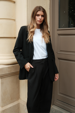 Oversized blazer - zwart