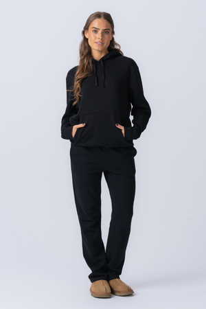 Ensemble sweat à capuche essentiel pour femme - Noir