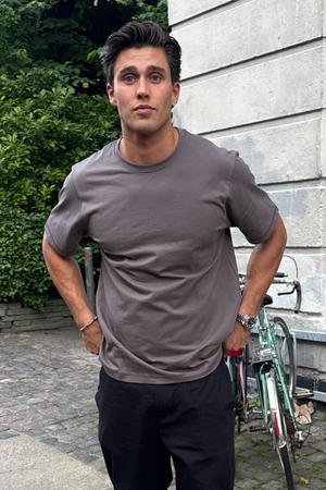 Boxfit T-shirt - Donkergrijs