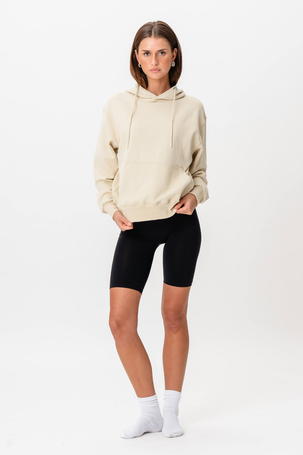 Zware hoodie - beige