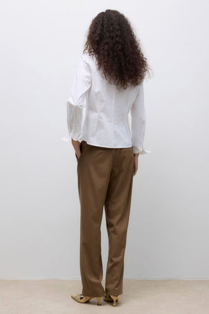 Ums v -neck shirt - helder wit
