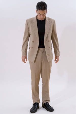 Classique Pants - Beige Mélange